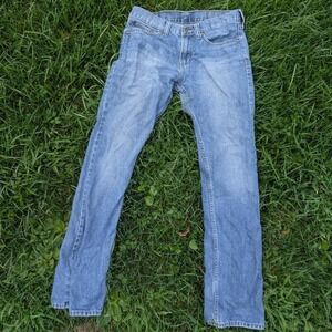 Bullhead‎ Gravel Mens Straight Leg Jeans Light Wash Blue Denim 30x32